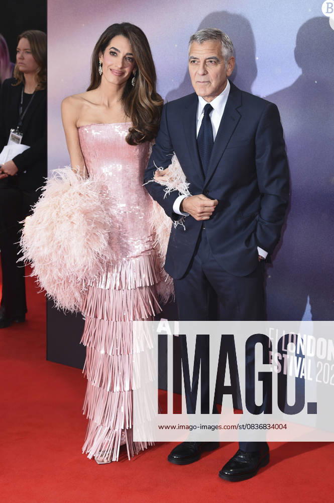 George Clooney with wife Amal Alamuddin Clooney at the premiere of the feature film Jay Kelly at the 69 BFI London Film Festival 2025 at the Royal Festival Hall London, 10 10 2025 Foto:xS.xFuturexImagex kelly_5173