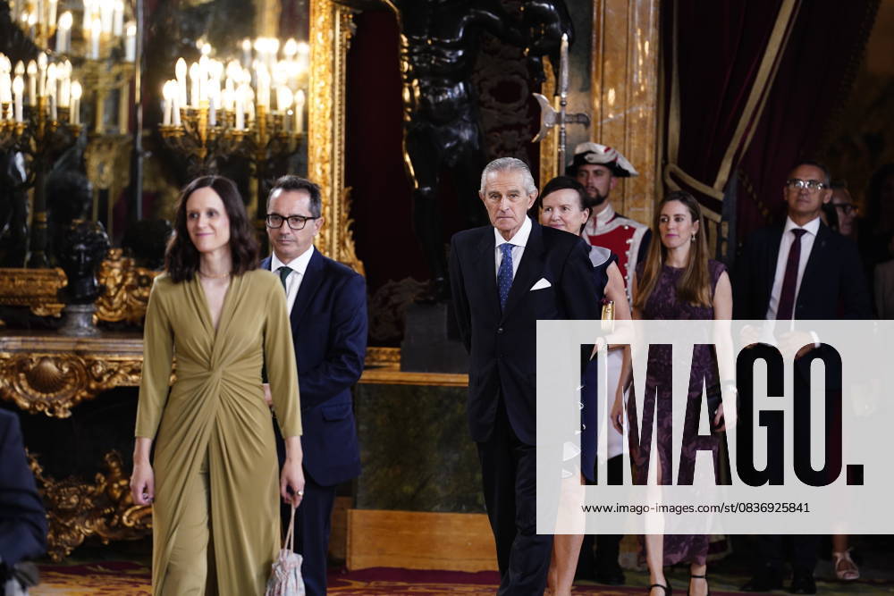 The King and Queen, the Princess of Asturias and the Infanta Sofia preside over a reception at the Royal Palace for the National Day of the National Holiday King Felipe and Queen Letizia, Princess Leonor and Infanta Sofia during the reception on the occasion of the National Holiday, at the Royal Palace, on October 12, 2025, in Madrid Spain The event is presided over by the King and Queen, the Princess of Asturias and the Infanta Sofia after the solemn act of homage to the National Flag and the military parade that has been held in the Plaza de Cánovas del Castillo The commemoration of the National Holiday aims to solemnly remember moments of collective history that are part of the common historical, cultural and social heritage, assumed as