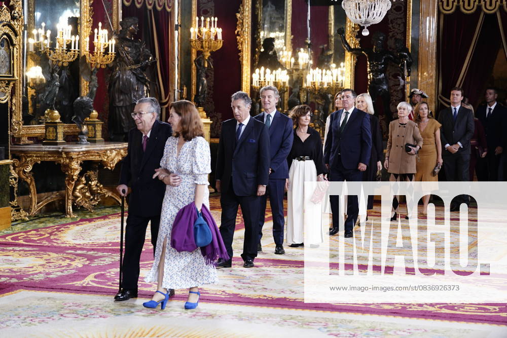 The King and Queen, the Princess of Asturias and the Infanta Sofia preside over a reception at the Royal Palace for the National Day of the National Holiday King Felipe and Queen Letizia, Princess Leonor and Infanta Sofia during the reception on the occasion of the National Holiday, at the Royal Palace, on October 12, 2025, in Madrid Spain The event is presided over by the King and Queen, the Princess of Asturias and the Infanta Sofia after the solemn act of homage to the National Flag and the military parade that has been held in the Plaza de Cánovas del Castillo The commemoration of the National Day aims to solemnly recall moments of collective history that are part of the common historical, cultural and social heritage, assumed as such