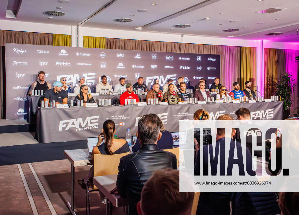 Essen Press conference on celebrity boxing Fame Fighting 3 The big celebrity boxing Fame Fighting is back On Saturday, October 18, 2025, fans can look forward to a total of 11 spectacular and entertaining live fights from the Gruga Halle Essen live on BILD de from 6 p.m. On Fame Fighting, reality TV star