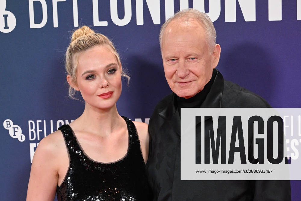 Celebrities attend the ˜Sentimental Value headline gala screening during The 69th BFI London Film Festival Featuring: Elle Fanning, Stellan Skarsgard Where: London, United Kingdom When: 12 Oct 2025 Credit: Cover Images . NOT FOR USE BY NEWSPAPERS BASED IN THE UK.