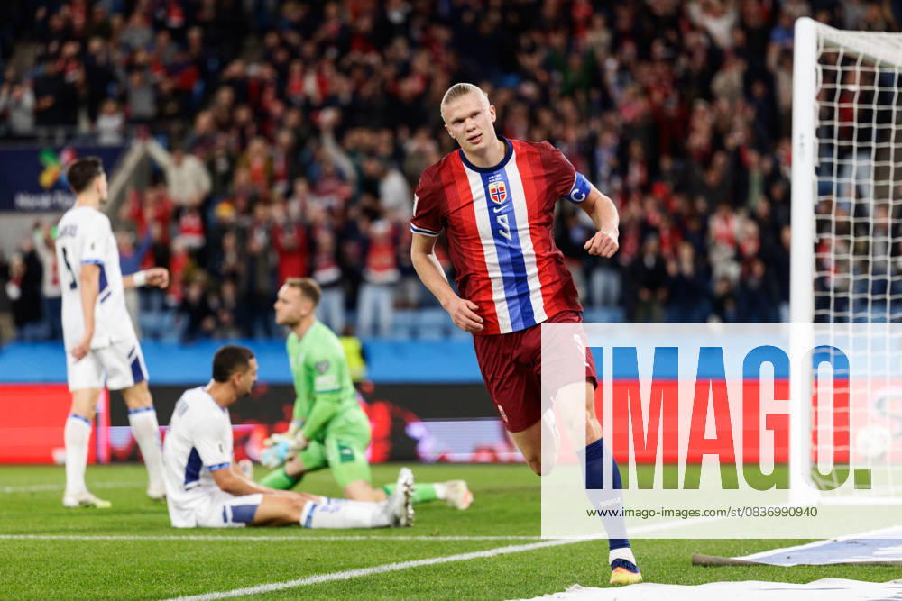Football, World Cup qualification Norway Israel 5 0 Oslo 20251011 Norway s Erling Braut Haaland after the 2 0 goal during the World Cup qualifying match in football between Norway and Israel at Ullevaal Stadion Photo Jonas Been Henriksen NTB Oslo Norway ApghcsJaEzU Ref SPOApghcsJaEzU jpg