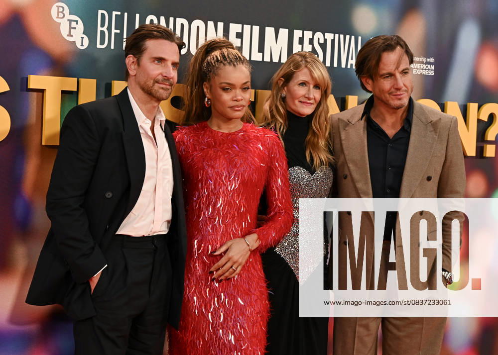 Bradley Cooper, Andra Day, Laura Dern and Will Arnett attends Is This Thing On? Premiere during the BFI London Film Festival, at the Southbank Centre, Royal Festival Hall in London, England. UK. Tuesday 14th October 2025