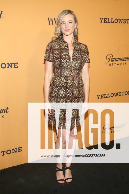 LOS ANGELES, CA - JUNE 11:Amy Smart at the premiere of Yellowstone at Paramount Studios in Los Angeles, California on June 11, 2018.