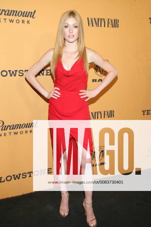 LOS ANGELES, CA - JUNE 11:Katherine McNamara at the premiere of Yellowstone at Paramount Studios in Los Angeles, California on June 11, 2018.