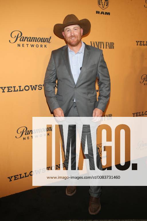 LOS ANGELES, CA - JUNE 11: Luke Peckinpah, at the premiere of Yellowstone at Paramount Studios in Los Angeles, California on June 11, 2018.