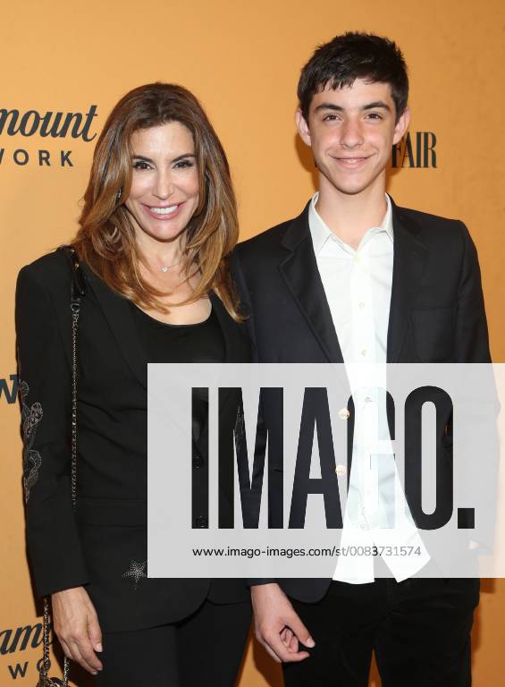 LOS ANGELES, CA - JUNE 11: Jo Champa, son, Sean, at the premiere of Yellowstone at Paramount Studios in Los Angeles, California on June 11, 2018.
