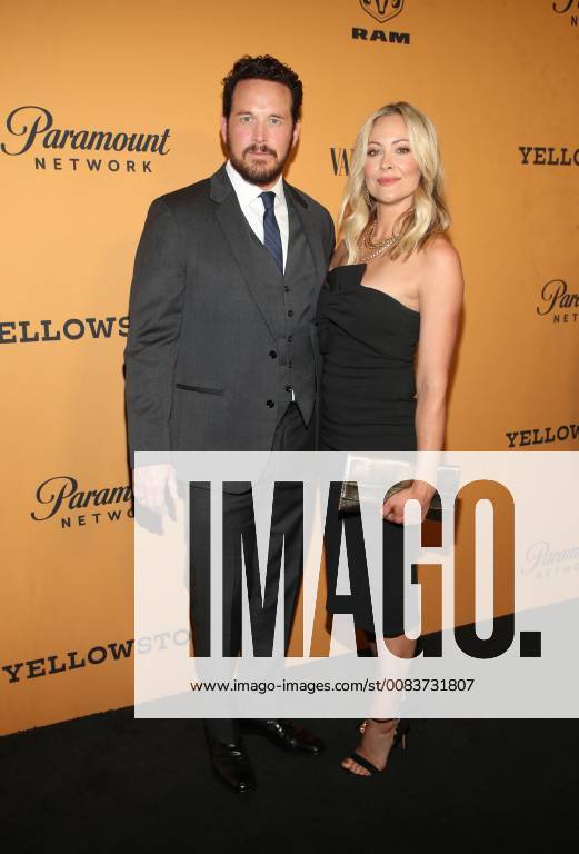 LOS ANGELES, CA - JUNE 11: Cole Hauser, Cynthia Daniel, at the premiere of Yellowstone at Paramount Studios in Los Angeles, California on June 11, 2018.