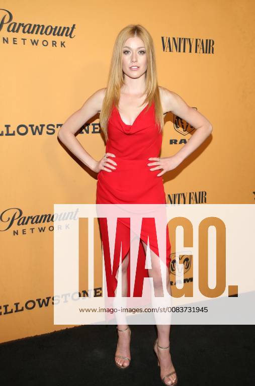 LOS ANGELES, CA - JUNE 11: Katherine McNamara, at the premiere of Yellowstone at Paramount Studios in Los Angeles, California on June 11, 2018.