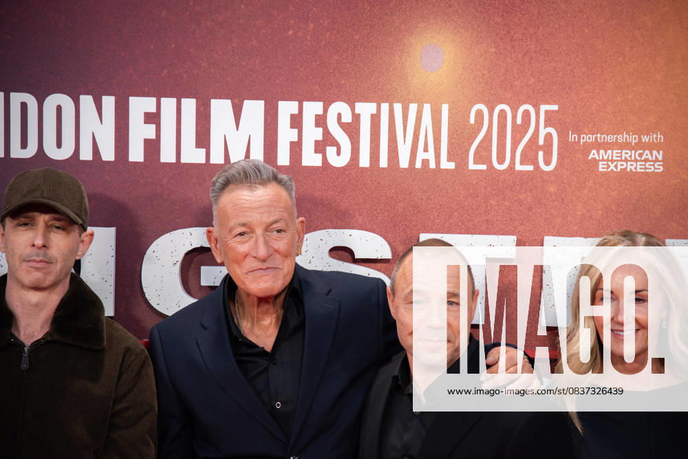 Jeremy Cooper, Bruce Springsteen and Stephen Graham attend the Springsteen: Deliver Me from Nowhere Headline Gala at the 69th BFI London Film Festival at The Royal Festival Hall. London United Kingdom - ZUMAs197 20251015_aaa_s197_284