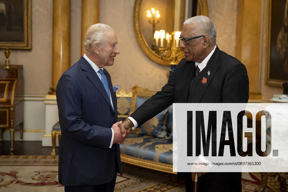 Audience at Buckingham Palace King Charles III during an audience with President of Fiji Naiqama Lalabalavu at Buckingham Palace, London. Picture date: Wednesday October 15, 2025., Credit:Avalon.red Avalon UK, London