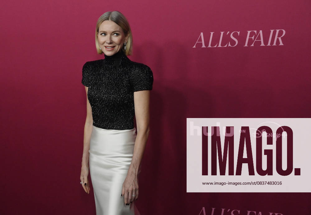 Cast member Naomi Watts attends the world premiere of the Hulu original TV Series All s Fair at the DGA Theater in Los Angeles on Thursday, October 16, 2025. Storyline: Follows a successful divorce lawyer and the owner of an all-female law firm in Los Angeles. LAP2025101650 JIMxRUYMEN