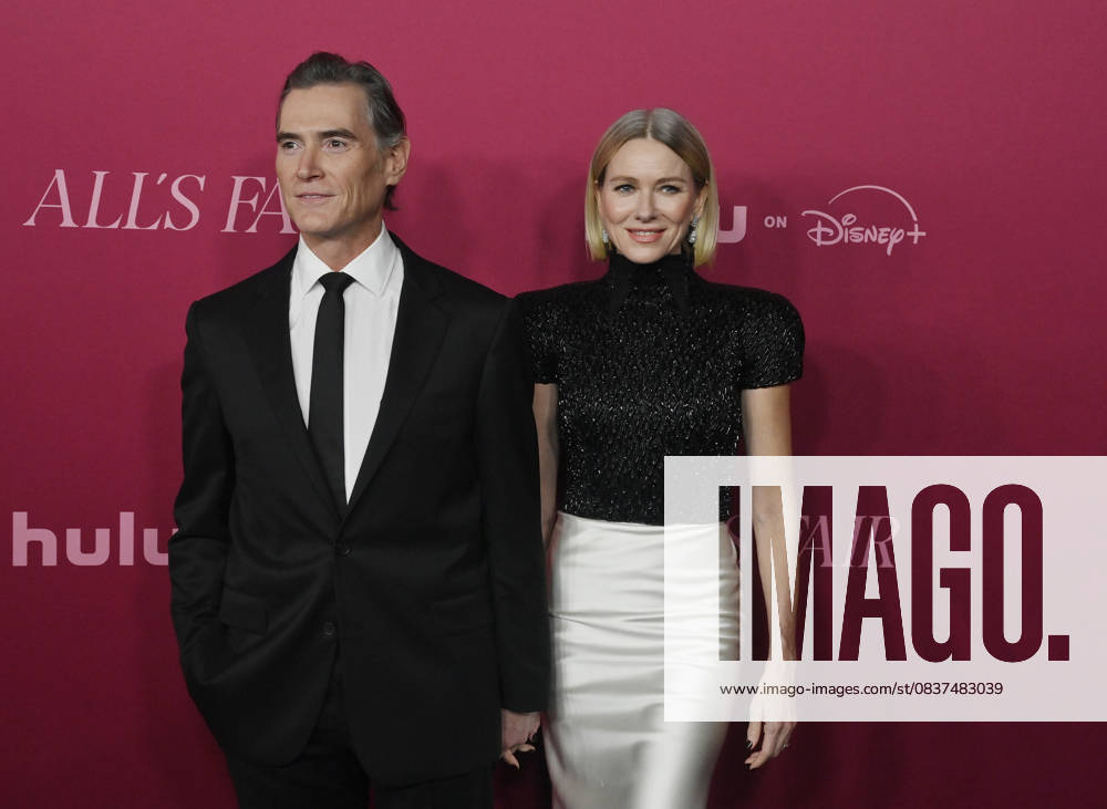Cast member Naomi Watts and her husband, actor Billy Crudup attend the world premiere of the Hulu original TV Series All s Fair at the DGA Theater in Los Angeles on Thursday, October 16, 2025. Storyline: Follows a successful divorce lawyer and the owner of an all-female law firm in Los Angeles. LAP2025101653 JIMxRUYMEN