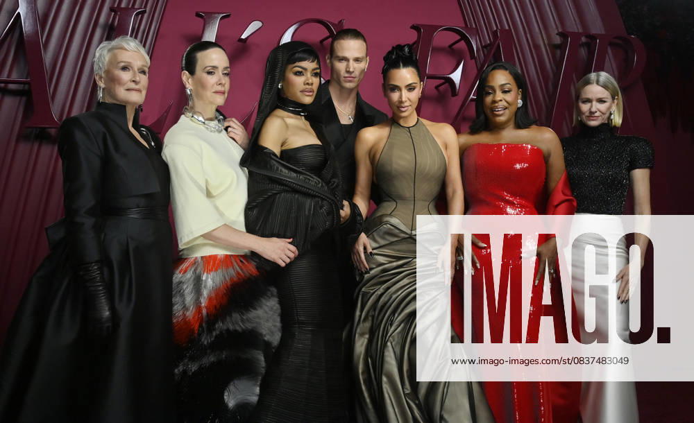 Cast members Glenn Close, Sarah Paulson, Teyana Taylor, Kim Kardashian, Niecy Nash-Betts and Naomi Watts (L-R) attend the world premiere of the Hulu original TV Series All s Fair at the DGA Theater in Los Angeles on Thursday, October 16, 2025. Storyline: Follows a successful divorce lawyer and the owner of an all-female law firm in Los Angeles. LAP2025101654 JIMxRUYMEN