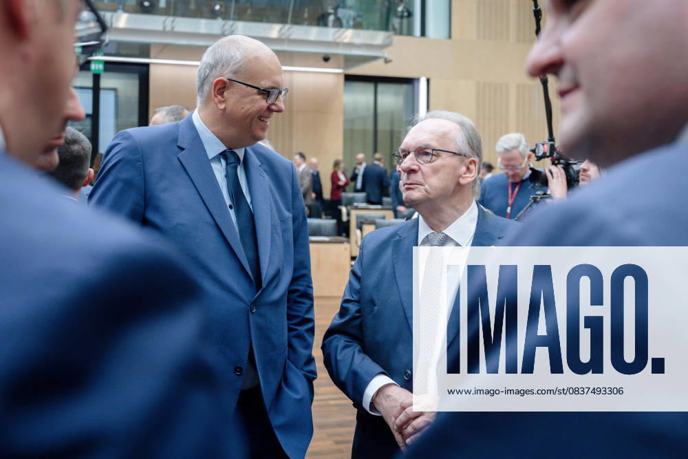 Meeting, Federal Council, Berlin Meeting, Federal Council, Berlin, Minister President, Reiner Haseloff, Mayor, Andreas Bovenschulte Berlin Berlin GER