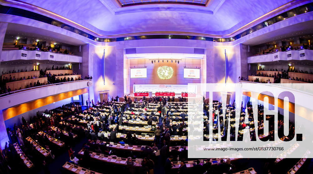 Geneva Switzerland, 10 20 2025: .Ambient view of the Assembly Hall of the Concordia building at the UN Geneva during the 16th UN conference on Trade and Development (United Nations Conference on Trade and Development) and which is also the 16th session of the 16th UN conference on Trade and Development, which brings together heads of state and government, ministers and other key stakeholders from business, civil society and academia to address issues of global trade and economic development and took place at United Nations of Geneva in Geneva. Geneva Switzerland - ZUMAd206 20251020_zip_d206_003