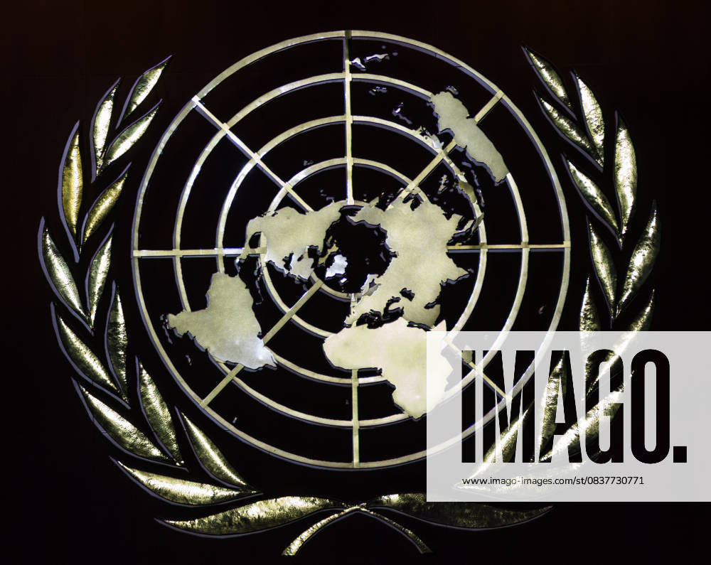Geneva Switzerland, 10 20 2025: Pesentation of the .the Geneva UN seal during the 16th UN conference on Trade and Development (United Nations Conference on Trade and Development) and which is also the 16th session of the 16th UN conference on Trade and Development, which brings together heads of state and government, ministers and other key stakeholders from business, civil society and academia to address issues of global trade and economic development and took place at United Nations of Geneva in Geneva. Geneva Switzerland - ZUMAd206 20251020_zip_d206_007