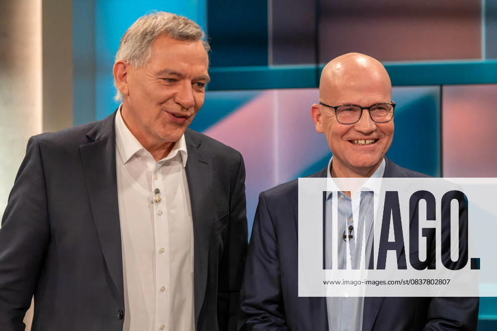 Hart aber fair from Cologne on October 20, 2025 In the picture Jan van Aken, party chairman of Die Linke to the left of CDU member of the Bundestag Ralph Brinkhaus Prices for food and services have risen massively in recent years In combination with the exorbit