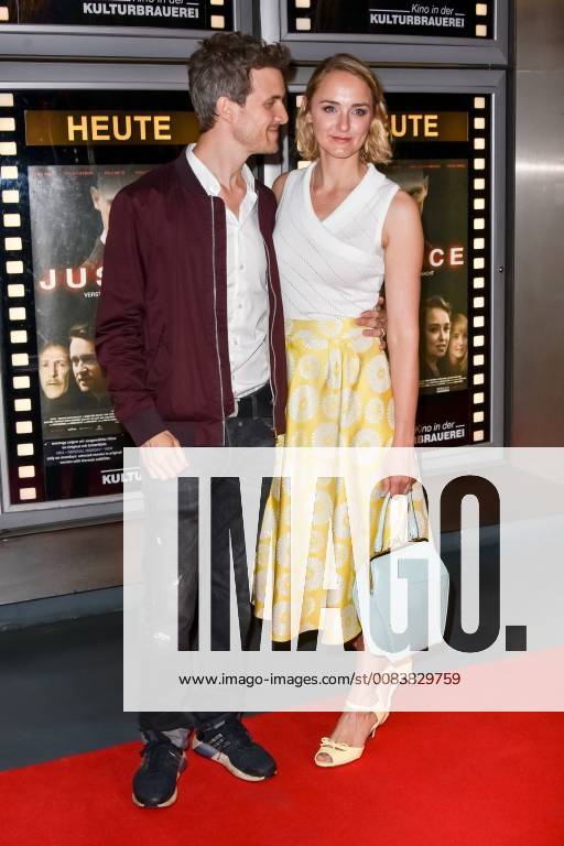 Berlin Germany 13 06 2018 German premiere of JUSTICE in the cinema Thaddaeus Meilinger Anne-Catrin Wahls (ehemals Märzke) DeFodi533