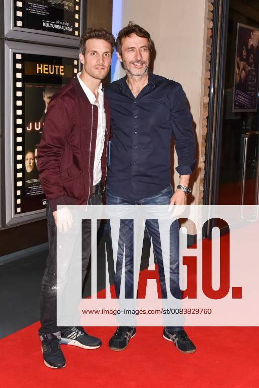 Berlin Germany 13 06 2018 German premiere of JUSTICE in the cinema Guido Broscheit Thaddaeus Meilinger DeFodi533