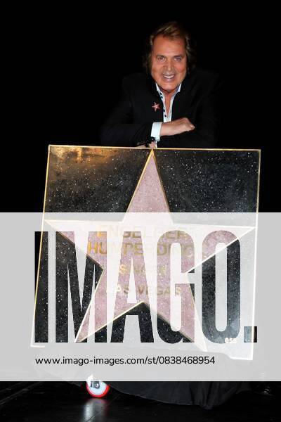 Engelbert Humperdinck singer honoured with a celebrity star on the Las Vegas Walk Of Stars , held at the Paris Las Vegas Hotel and Casino Las Vegas, Nevada - 20.07.11, Las Vegas, Nevada, United States WENN 5693076