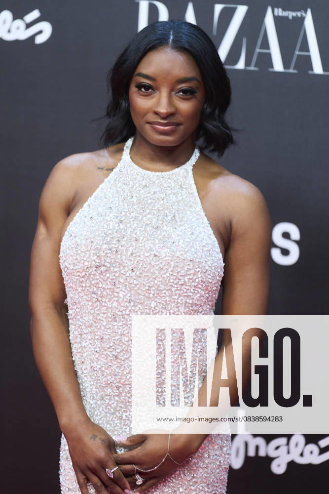 Bazaar ˜Women of the Year 2025 Awards Red Carpet Simone Biles attends Bazaar ˜Women of the Year 2025 Awards Red Carpet at Callao Cinema on October 28, 2025 in Madrid, Spain Photo by IMAGO MPG Madrid Callao Cinema Madrid Spain