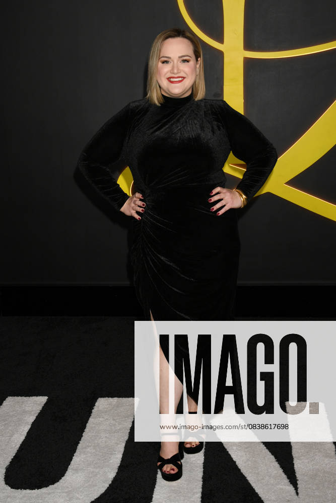 LOS ANGELES, CA - OCTOBER 28: Lauren Holt at the Los Angeles premiere of HBO Original s I Love LA at Paramount Theatre on October 28, 2025 in Los Angeles, California.