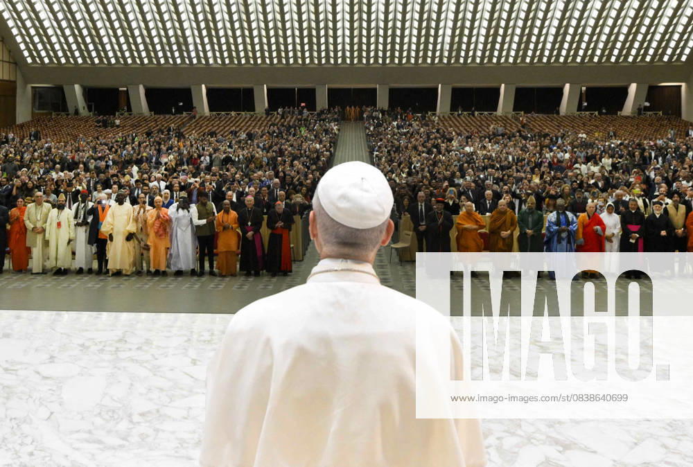 Pope Leo XIV Celebrates 60 years of‘Nostra Aetate - Vatican Pope Leo XIV presides a celebration of 60 years of ‘Nostra aetate’, the Second Vatican Council’s Declaration on Interreligious Dialogue at the Vatican on October 28, 2025. ‘Sixty years ago’, with the publication of Nostra aetate, the Second Vatican Council’s Declaration on the relation of the Church to non-Christian Religions, ‘a seed of hope for interreligious dialogue was planted,’ Pope Leo XIV said. The pope was addressing his remarks to representatives of world religions who had gathered in the Vatican to celebrate the anniversary of the Council’s historic Declaration. Photo by (EV) Vatican Media ABACAPRESS.COM Rome