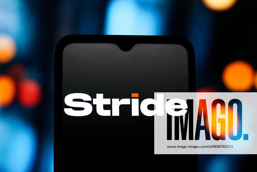Digital Companies in Canada - 29 Oct 2025 In this photo illustration, the Stride logo is seen displayed on a smartphone screen. Canada