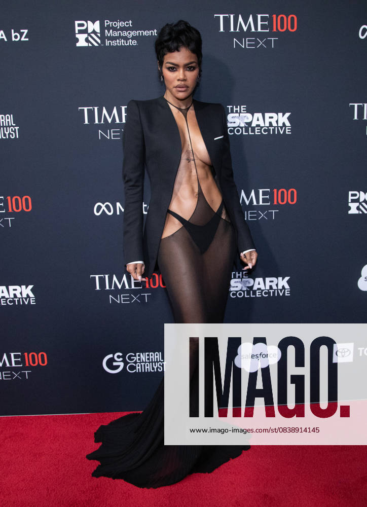 Teyana Taylor arrives on the red carpet for the 2025 TIME100 Next at Current at Chelsea Piers Pier 59 on Thursday, October 30, 2025 in New York City. NYP20251030556 SERENAxXUxNING