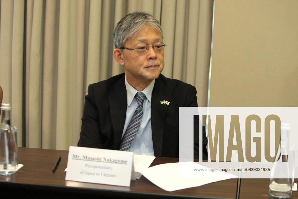Ambassador Extraordinary and Plenipotentiary of Japan to Ukraine Masashi Nakagome attends a conference marking the handover of water purification equipment from Japanese company Waqua Inc. to the Kyiv Regional Mental Health Center, Kyiv, Ukraine, on October 29, 2025 (Photo by Hennadii Minchenko Ukrinform) Japan donates water purification equipment to medical center in Kyiv region