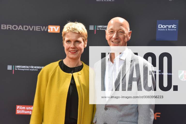 Actress and comedian Cordula Stratmann and Rainer Osnowski Managing director of the literary festival lit COLOGNE will be attending the evening event on 21.06.2018 in Cologne, Germany, for the international Emmy Award 2018 Semi Final Round of Judging of the International Emmy Awards