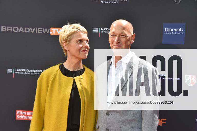 Actress and comedian Cordula Stratmann and Rainer Osnowski Managing director of the literary festival lit COLOGNE will be attending the evening event on 21.06.2018 in Cologne, Germany, for the international Emmy Award 2018 Semi Final Round of Judging of the International Emmy Awards
