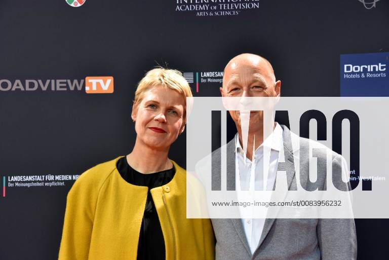 Actress and comedian Cordula Stratmann and Rainer Osnowski Managing director of the literary festival lit COLOGNE will be attending the evening event on 21.06.2018 in Cologne, Germany, for the international Emmy Award 2018 Semi Final Round of Judging of the International Emmy Awards