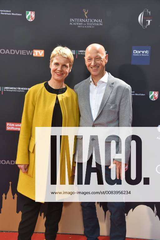 Actress and comedian Cordula Stratmann and Rainer Osnowski Managing director of the literary festival lit COLOGNE will be attending the evening event on 21.06.2018 in Cologne, Germany, for the international Emmy Award 2018 Semi Final Round of Judging of the International Emmy Awards