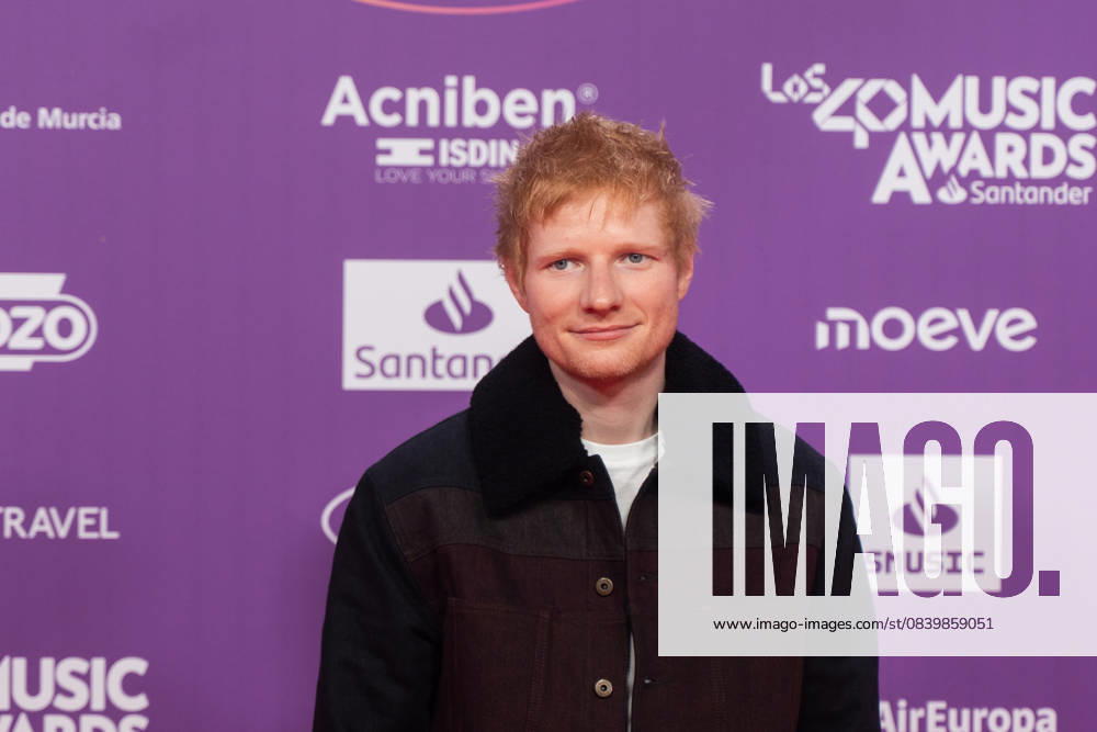 Photocall of Los40 Music Awards Santander 2025 in Valencia Singer Ed Sheeran during the photocall prior to the Los40 Music Awards Santander 2025, at the Roig Arena, on November 7, 2025, in Valencia, Comunidad Valenciana Spain This edition marks the 20th anniversary of the awards, considered one of the most important music events in Spain and internationally 07 NOVEMBER 2025 MUSIC FAMOUS SINGERS LOS 40 POSED PHOTOCALL Valencia Comunidad Valenciana Valencia Comunidad Valenciana Spain