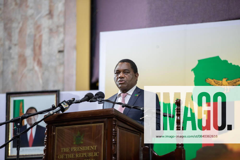 Zambia president visits Zimbabwe Zambian President Hakainde Hichilema speaks at the inaugural Zimbabwe-Zambia Bi-National Commission (BNC) at the Harare Convention Centre, Zimbabwe on November 14,2025. President Hichilema and President Emmerson Mnangagwa co-chairerd the BNC, which seeks to deepen and broaden cooperation across various sectors of the economy. Harare Zimbabwe