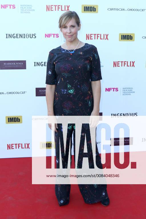 English television presenter Mel Giedroyc attends the National Film And Television School s (NFTS) Gala at Old Billingsgate Hall in London. JUNE 26th 2018 MESx182362