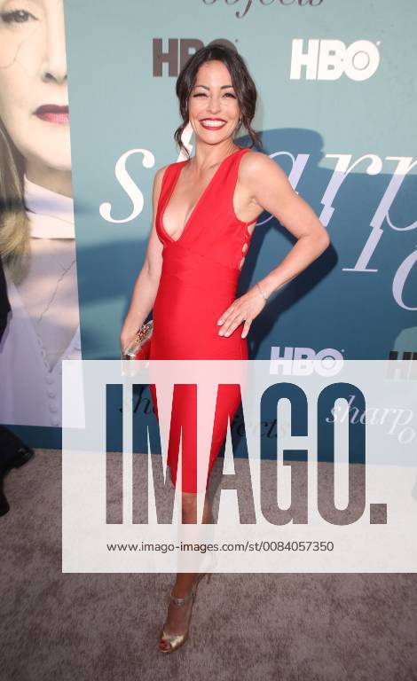 HOLLYWOOD, CA - JUNE 26: Emmanuelle Vaugier, arriving to the Premiere Of HBO s Sharp Objects at The Cinerama Dome in Hollywood, California on June 26, 2018.