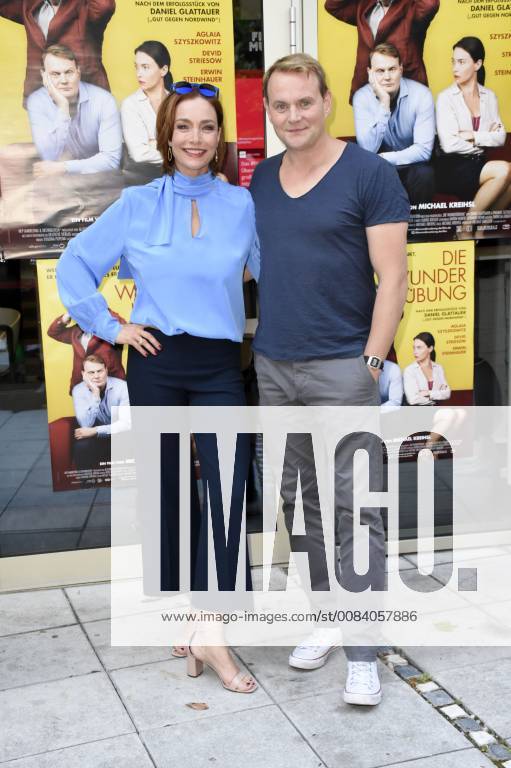 Aglaia Szyszkowitz and Devid Striesow at the premiere of the movie Die Wunderübung in the City Cinema Munich 26 06 2018 Foto:xP.xSchönbergerx xFuturexImage