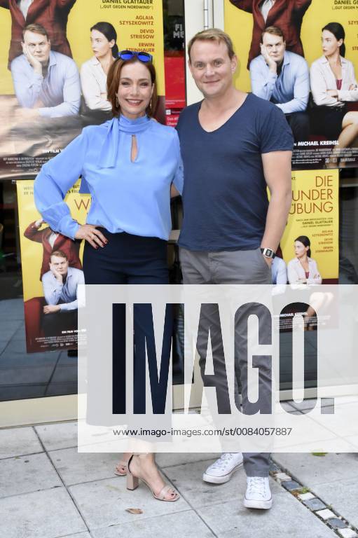 Aglaia Szyszkowitz and Devid Striesow at the premiere of the movie Die Wunderübung in the City Cinema Munich 26 06 2018 Foto:xP.xSchönbergerx xFuturexImage