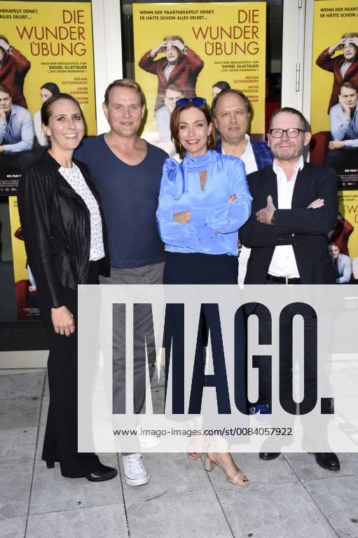 Guest Devid Striesow Aglaia Szyszkowitz Christoph Ott and Michael Kreihsl at the premiere of the movie Die Wunderübung im Stadt Kino München 26 06 2018 Foto:xP.xSchönbergerx xFuturexImage