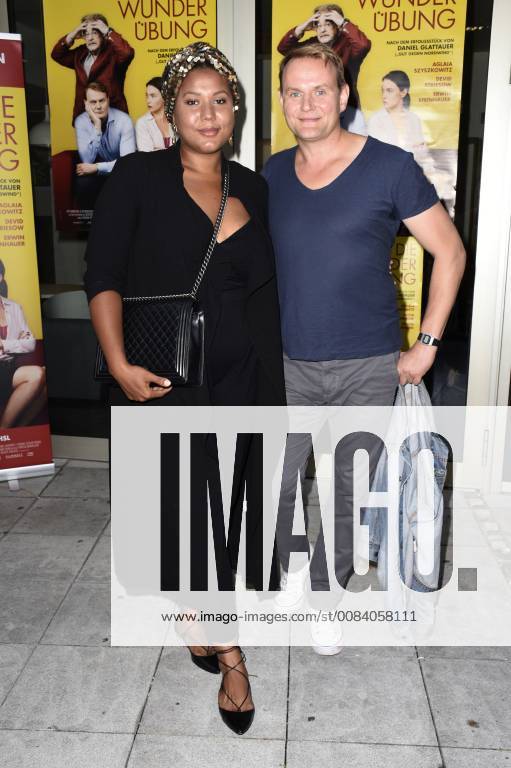 Devid Striesow with girlfriend Ines Ganzberger at the premiere of the movie The Wonder Exercise in the City Cinema Munich 26 06 2018 Foto:xP.xSchönbergerx xFuturexImage
