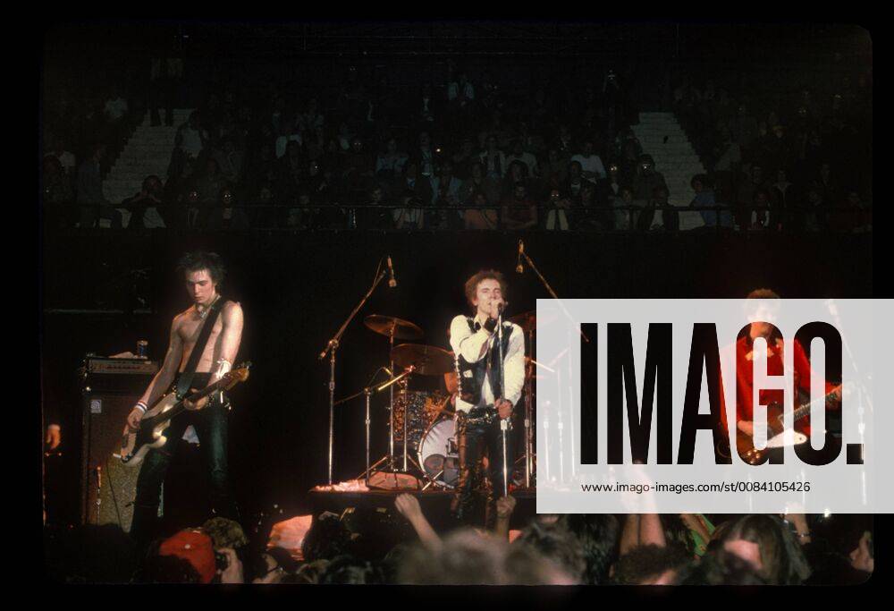 The Sex Pistols performing live at Winterland in San Francisco, CA USA on January 14, 1978. Photo © Kevin Estrada Media Punch