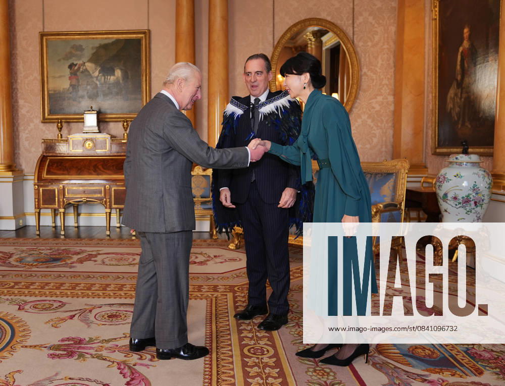 Audience at Buckingham Palace King Charles III during an audience with Hamish Cooper, High Commissioner for New Zealand, and his partner Misako Kitaoka, at Buckingham Palace, London. Picture date: Friday November 21, 2025., Credit:Avalon.red Avalon UK, London