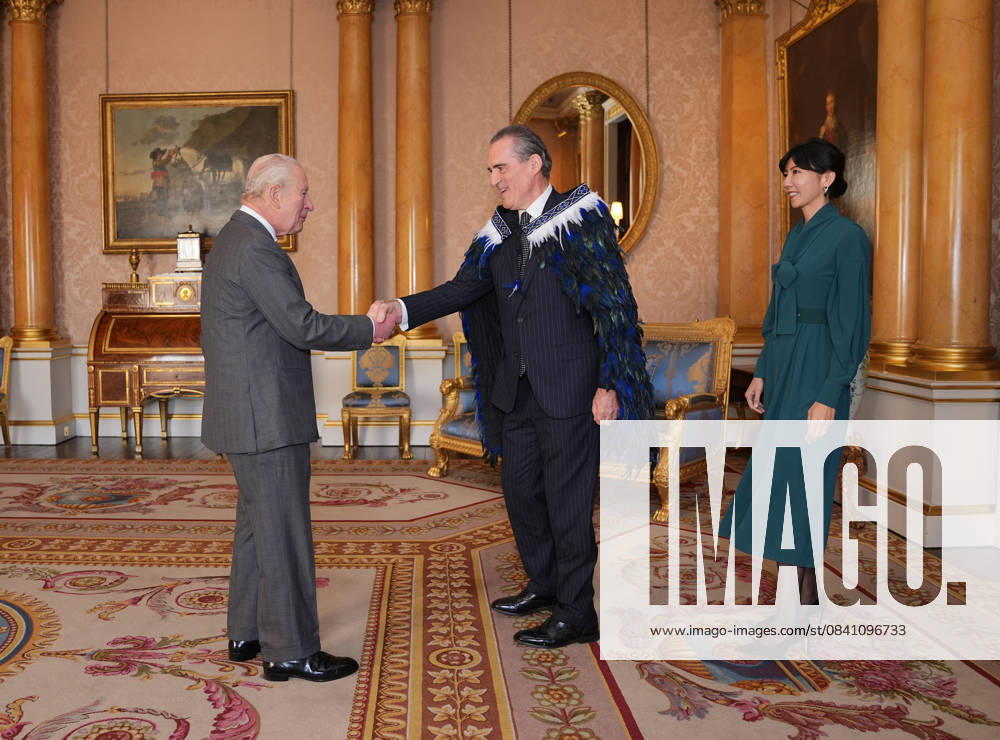 Audience at Buckingham Palace King Charles III during an audience with Hamish Cooper, High Commissioner for New Zealand, and his partner Misako Kitaoka, at Buckingham Palace, London. Picture date: Friday November 21, 2025., Credit:Avalon.red Avalon UK, London