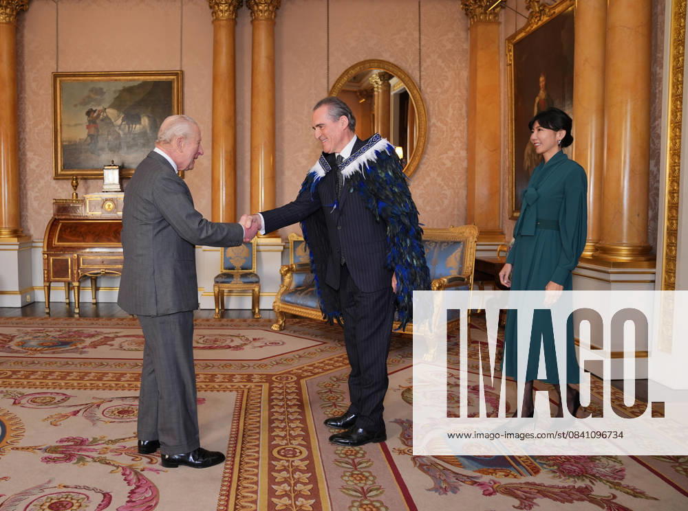 Audience at Buckingham Palace King Charles III during an audience with Hamish Cooper, High Commissioner for New Zealand, and his partner Misako Kitaoka, at Buckingham Palace, London. Picture date: Friday November 21, 2025., Credit:Avalon.red Avalon UK, London