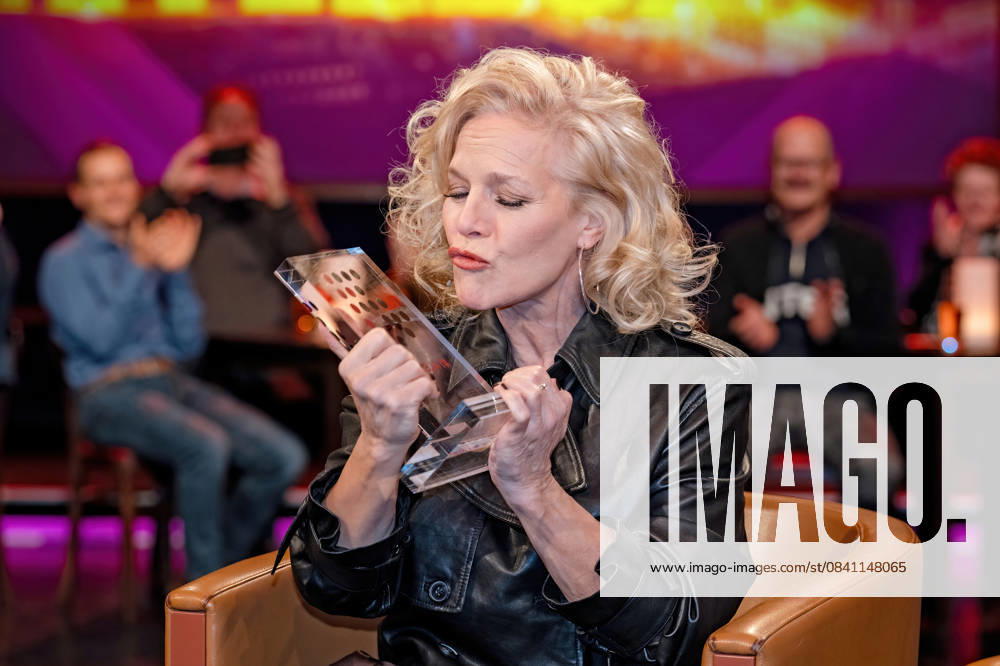 MDR Riverboat singer and presenter Ina Müller on the occasion of the recording of the MDR talk show Riverboat on 21 11 2025 at Mediacity Leipzig 20251121ADO0097