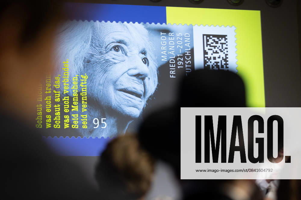 Presentation of a special postage stamp