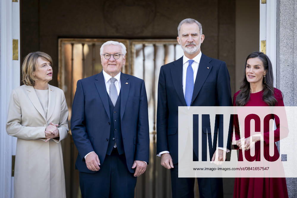 King Felipe VI receives in Zarzuela the President of the Federal Republic of Germany, Frank Walter Steinmeier King Felipe VI and Queen Letizia d receive the President of the Federal Republic of Germany, Frank Walter Steinmeier 2i , and the First Lady, Elke Büdenbender i , at the Palace of La Zarzuela, on November 26, 2025, in Madrid Spain The German President, Frank Walter Steinmeier, begins this Wednesday his first state visit to Spain, which will include meetings with King Felipe VI and the President of the Government, and a trip to the Basque Country to pay tribute to the victims of the Nazi bombing of Gernika during the Civil War 26 NOVEMBER 2025 OFFICIAL VISIT TO Pé Madrid Madrid Espana
